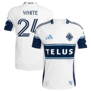 Brian White Vancouver Whitecaps 2025 Authentic Home Jersey